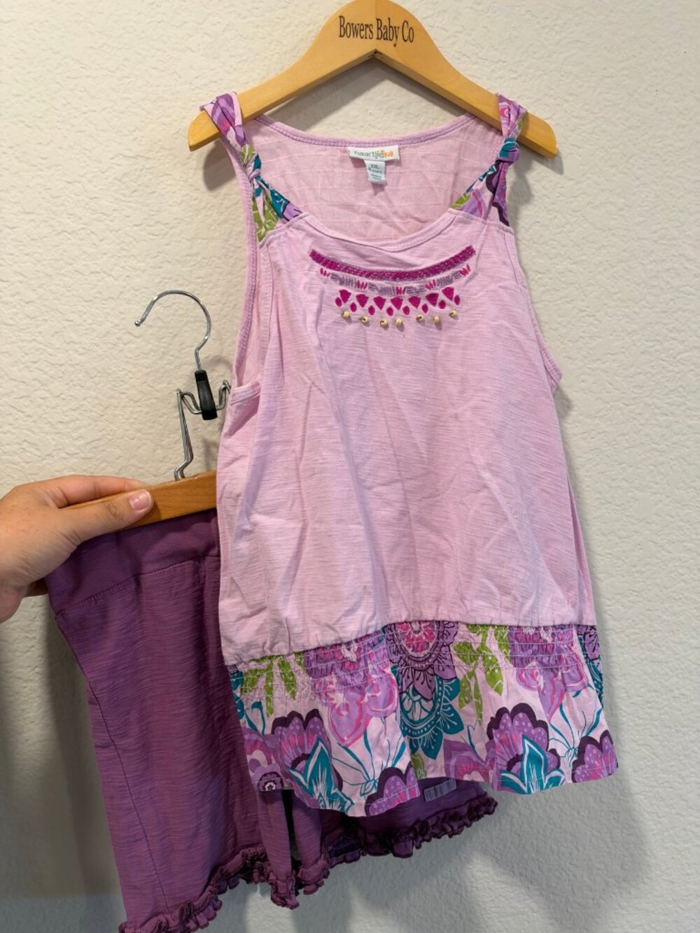 Naartjie Embroidered Tank & Shorts Set 8